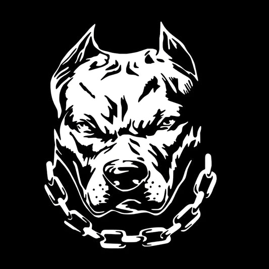 CK21927 Pitbull Dog Sticker Waterproof Vinyl Decal Stickers