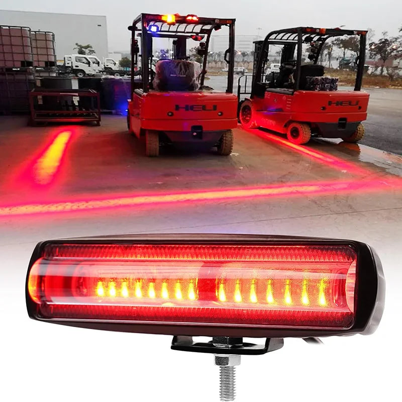 30W Forklift 15LED Warehouse Warning Red Danger Area Truck