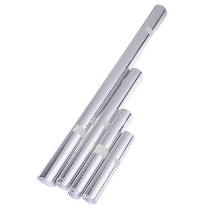 Sizes Newest Mirror Silver Chrome Flexible Vinyl Wrap Sheet