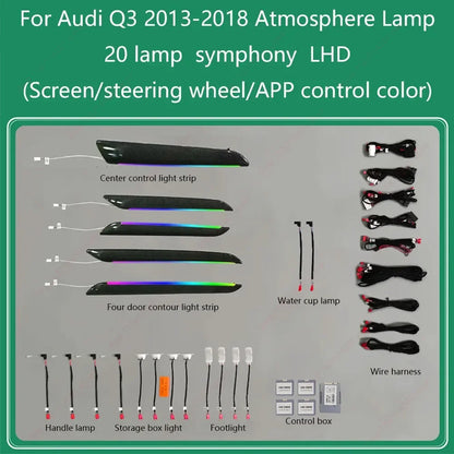 For Audi Q3 RSQ3 2013-2018 Atmospher Lhd Rhd Symphony Ambient