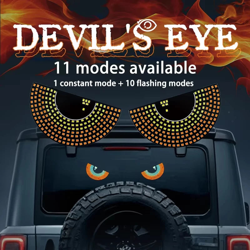 For Evil Eyes LED Atmosphere Lamp 2PCS Interesting Devil Eye Red