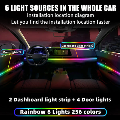 For Toyota 4Runner 2020–2025 Dreamcolor 6 Kit 256 Colors Ambient