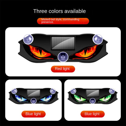 Solar Eye Window Waterproof Reflective Warning Sign Wireless SUV