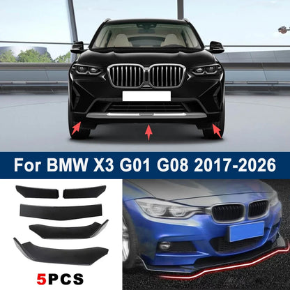 For BMW X3 G01 G08 2017-2026 Model Adjustable 5PCS Front Bumper