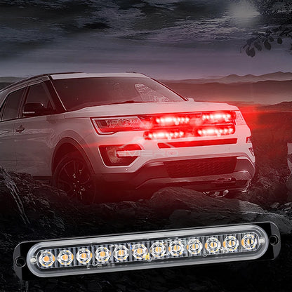 4PCS Truck Grid Flash Side IP65 Waterproof Ultra Thin