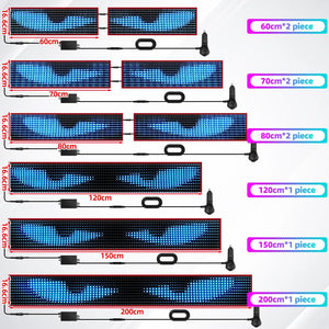 For Board Windshield 12V 24V Truck Devil S Eye Matrix Pixel Panel