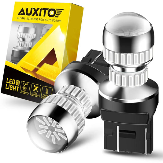 Auxito 2PCS T20 7443 W21 5W 7440 wy21w Bulb