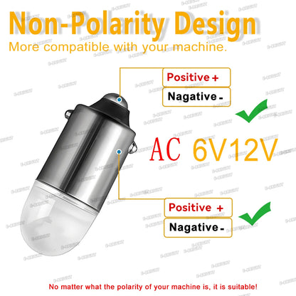 4P Ac 6V 6.3v 12V No Polar T11 H6W