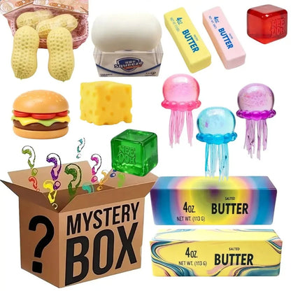 120+pieces Assorted Squishy Figures Blind Box Surprise Toy Slow