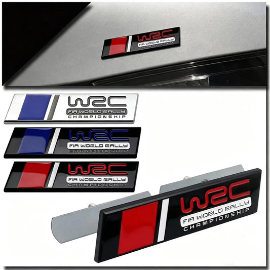 For Audi VW BMW Universal Auto 3D Metal Wrc Sticker Emblem Badge