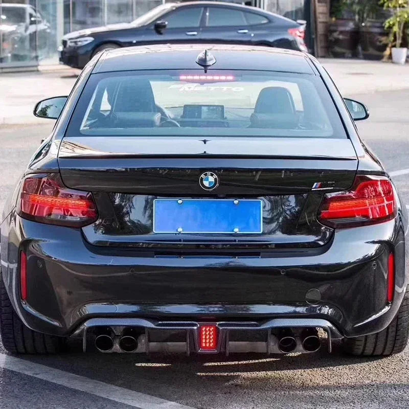 For BMW F87 M2 M2C 2014-2021 Carbon Fiber Back Lip Rear Bumper