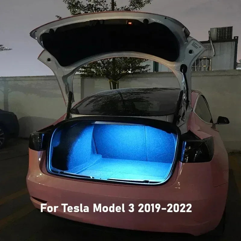 For Tesla Model 3 Trunk Trim Strip 2019-2022 Trunk Lighting