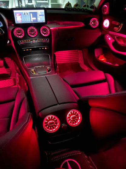 For Mercedes-Benz C Glc Class Coupe Ambient Lighting 12 Colors