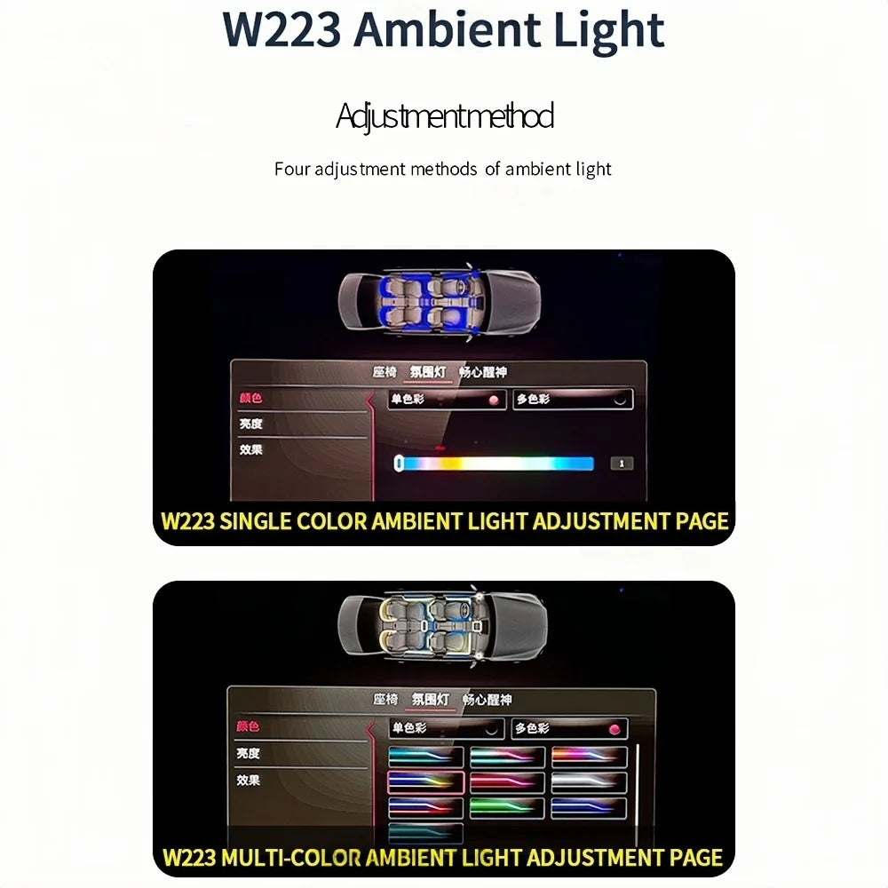 For Mercedes Benz S-Class W223 S450L Colour Roof Illuminated
