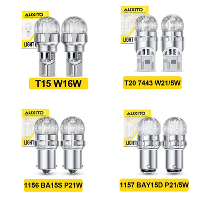 Auxito 2PCS 1157 P21 5W bay15d Red Stop Bulb