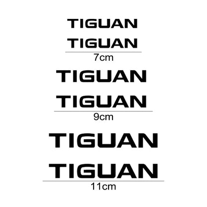 For Tiguan Logo Tire Brake Cover 6PCS Caliper Sticker Heat