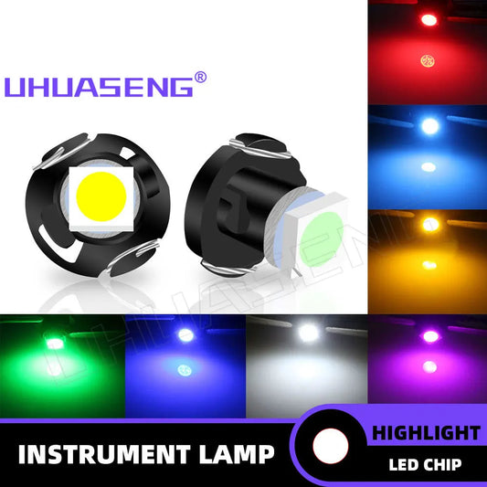 Uhuaseng 6PCS T3 t4.2 t4.7 T4 Bulb Instrument Meter