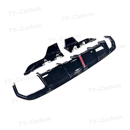 For BMW 4 Series G26 420I Pp Bright Black Rear Bumper Diffuser