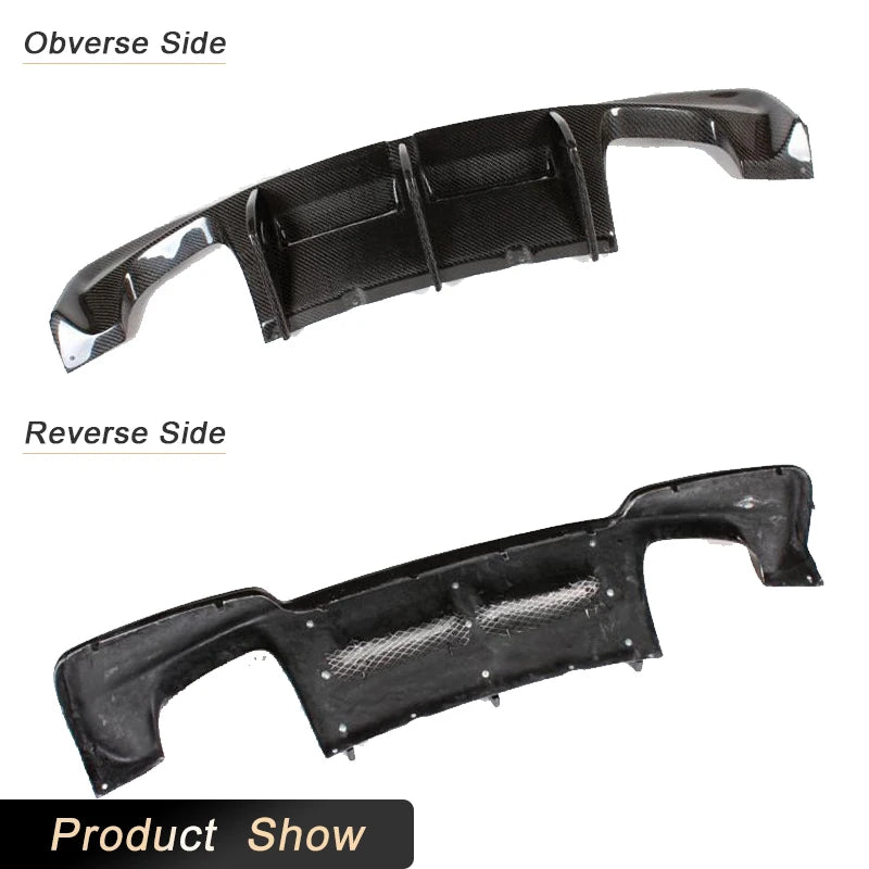 For BMW 1 Series E82 1M Rear Bumper Diffuser Lip Spoiler 2011