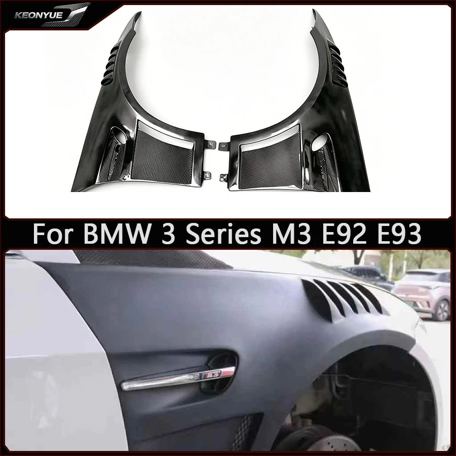 For BMW 3 Series M3 E92 E93 Carbon Fiber Fender Bumper Retrofit
