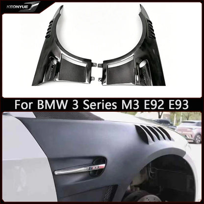 For BMW 3 Series M3 E92 E93 Carbon Fiber Fender Bumper Retrofit