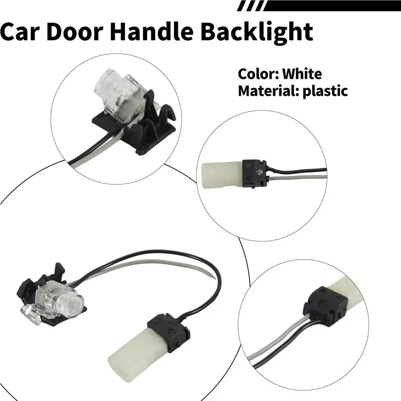 For Q7 A7 A8 A6L C7-A77M 4PCS Ambient Lighting Door Handle