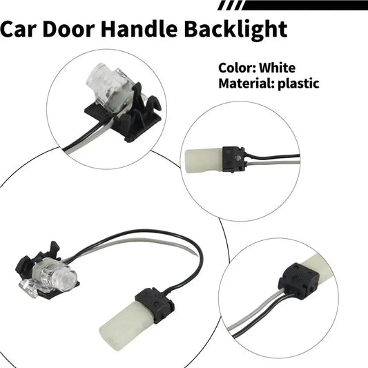 For Q7 A7 A8 A6L C7-A77M 4PCS Ambient Lighting Door Handle