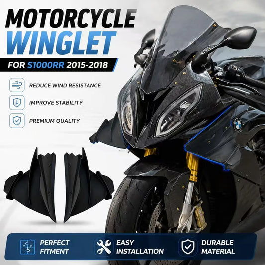 For BMW S1000RR 2015 2016 2017 Aero 2018 Front Winglet Fairing