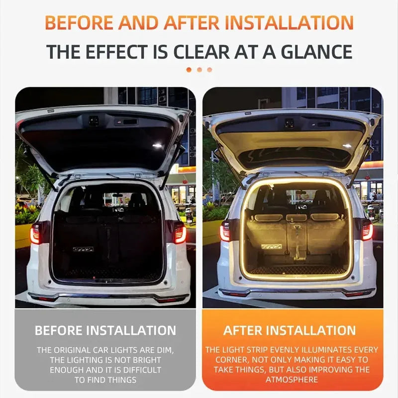 Brightness Trunk Lighting Ambient Interior Wiring Automatic