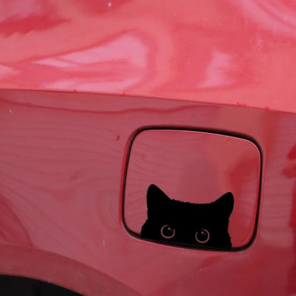 Stickers Waterproof Anime Cartoon Black Cat Sneak Electric