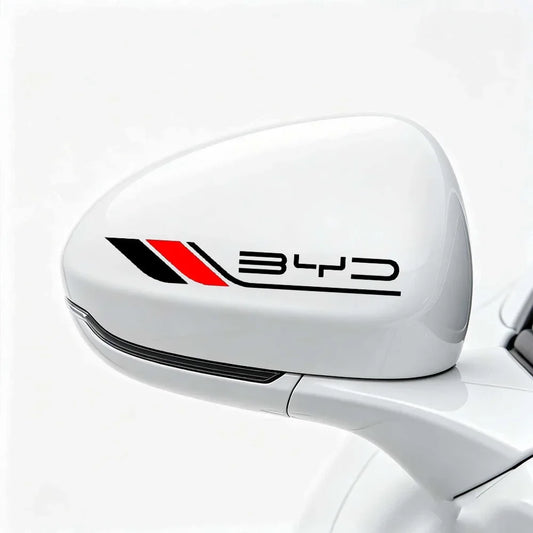 For BYD Atto 3 Yuan 2PCS Rearview Mirror Sticker Vinyl Decal