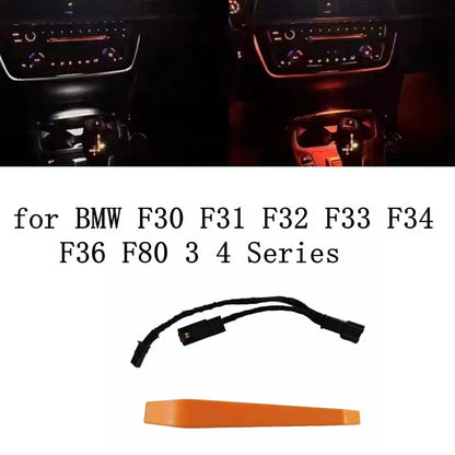 For BMW 3 Series F30 F32 Central Control Armrest Box Lighting