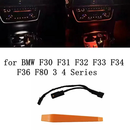 For BMW 3 Series F30 F32 Central Control Armrest Box Lighting