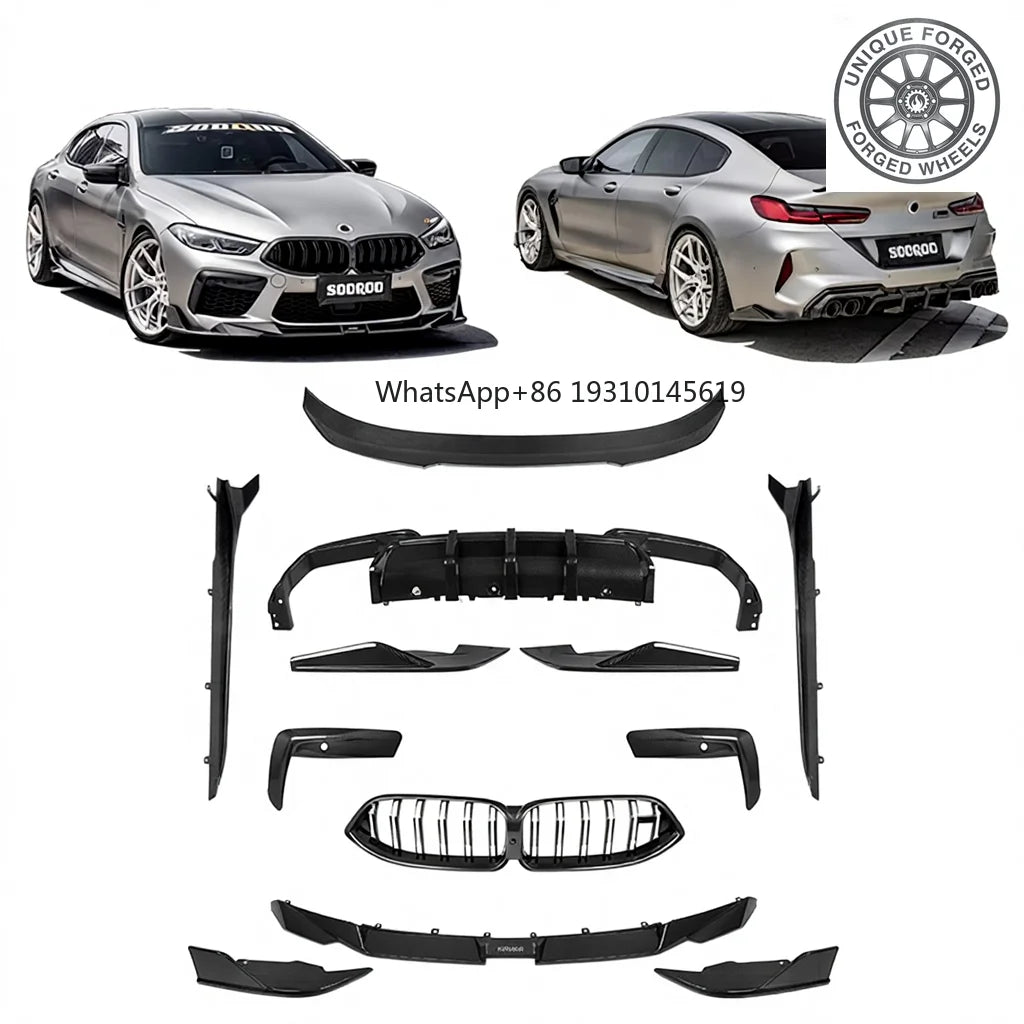 For 2019-2022 BMW 8 Series M8 Yicku Dry Carbon Fiber Body Kit