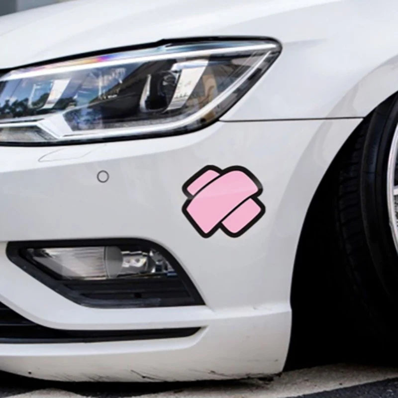 Q 10PCS Sheets Patch Cover band-aid Fuel Tank Sticker