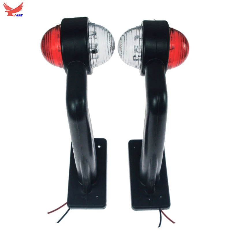 2PCS yi-lan 12 Side Marker Truck Trailer Lorry Caravan