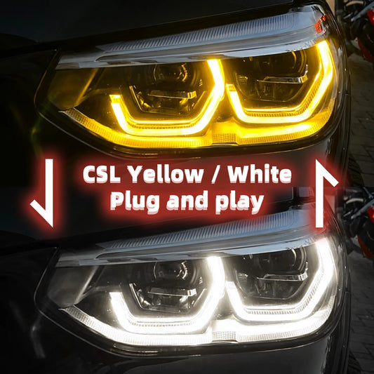 For BMW X3 X3M X4 X4M G01 G02 F97 F98 2018-2021 Dual Color Drl