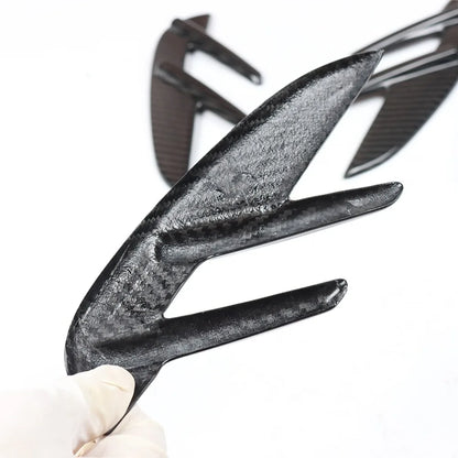 For BMW M3 M4 G80 G82 Real Carbon Fiber Fender Side Marker Gill