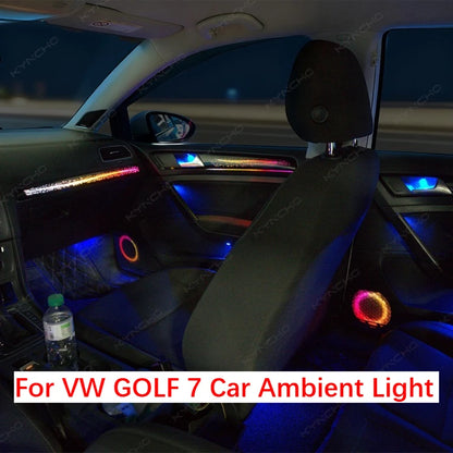 For VW Golf 7 MK7 MK7.5 Kyncho Suitable Ambient Lighting Models