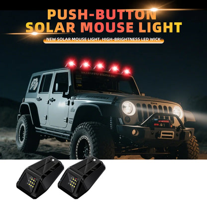 1PC Solar Powered Cab Navigation Wireless Roof Warning Flashing