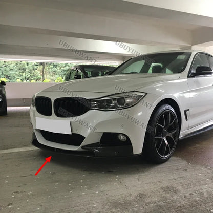 For BMW 3 Series Gt F34 2013 2019 Front Bumper Lip Spoiler