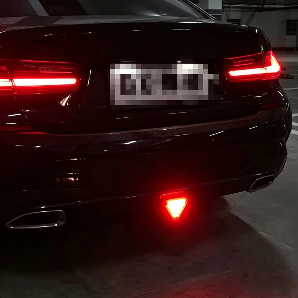 12V F1 Triangle Red 3RD Rear Bumper Tail Stop