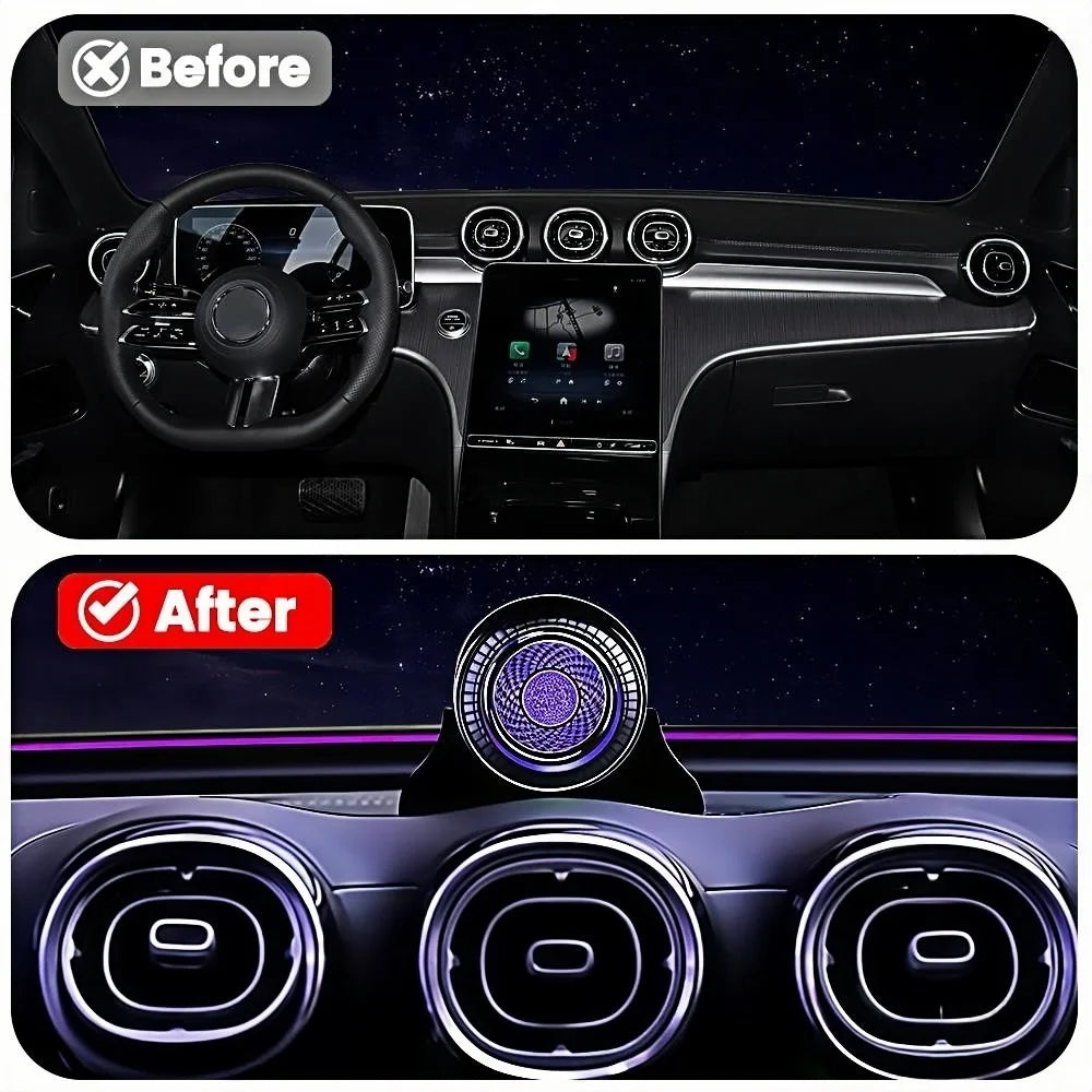 For Mercedes Benz C-Class W205 Glc Colors Rotating Center
