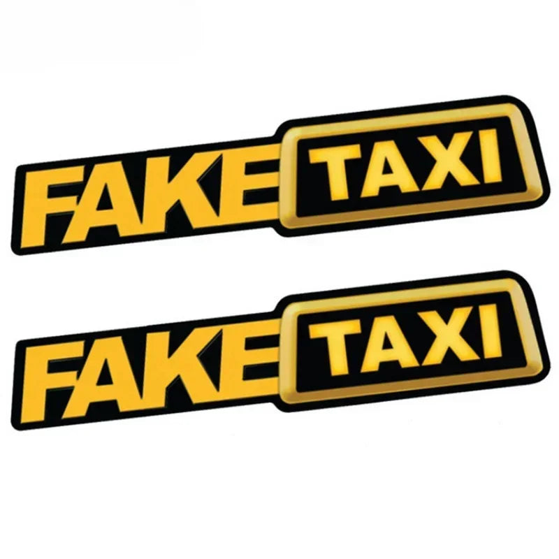 For Honda Toyota BMW Fake Taxi Reflective Sticker Window Van