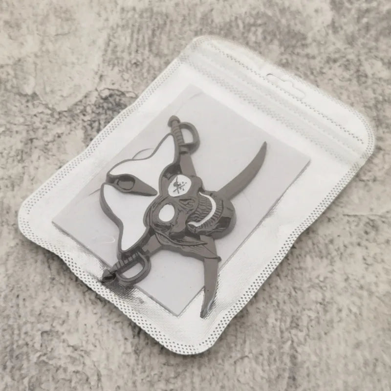 high-quality Modification Metal 3D Stereoscopic Stickers Devil