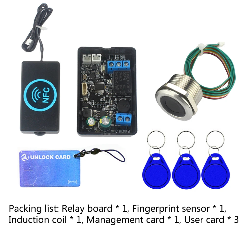 Fingerprint Access Controller Nfc Electric Lock Control Relay