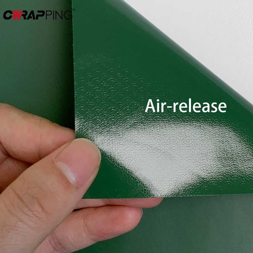 Body Matte Vinyl Film Sticker Dark Green Wrap Foil