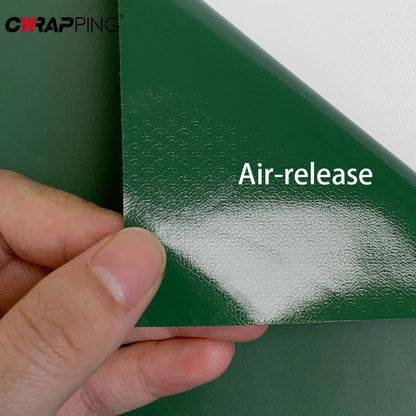 Body Matte Vinyl Film Sticker Dark Green Wrap Foil