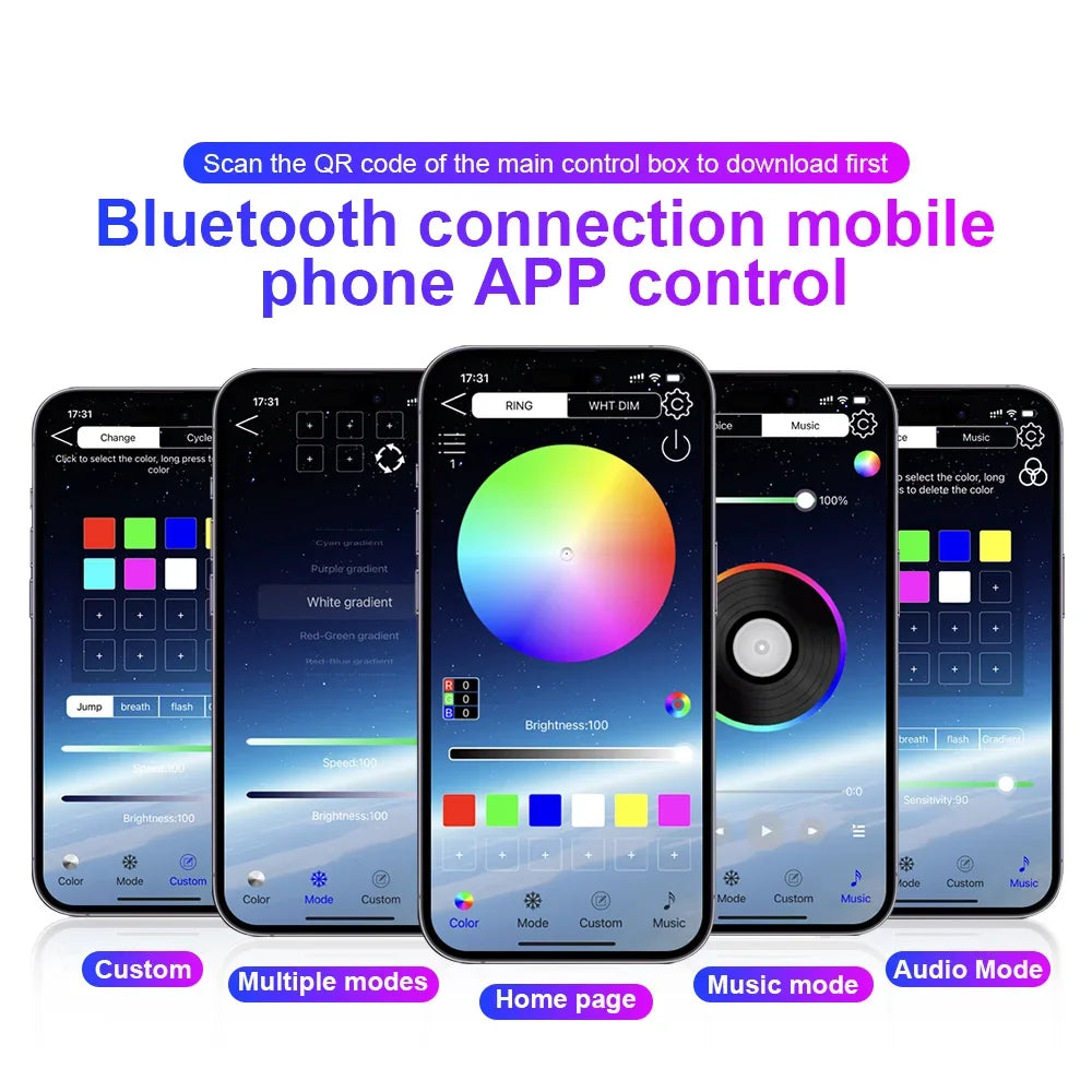 In Ambient 213 Color RGB Symphony Streamer Bluetooth Rainbow