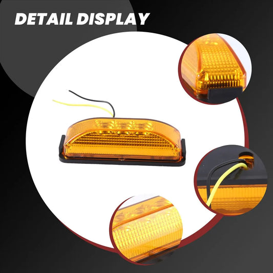 For Trailer Main In 3.9inch Tail Rear Lamps Indicator Marker